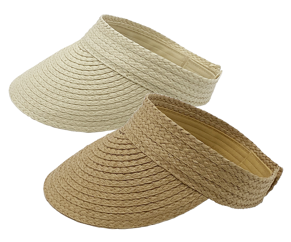 Gulf Coast Visor - Straw Sun Hats